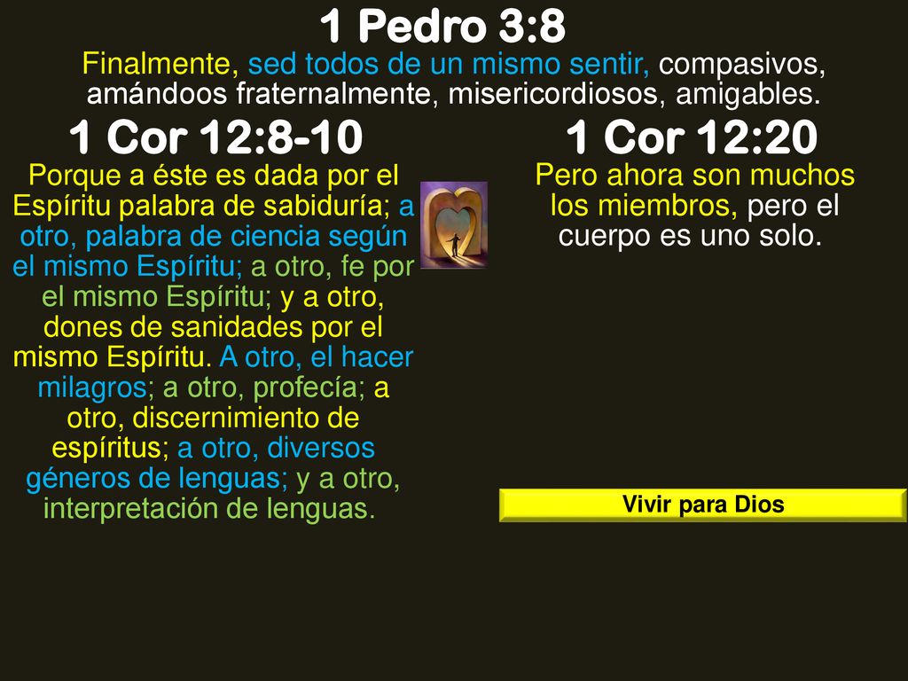 Pero ahora son muchos los miembros, pero el cuerpo es uno solo.