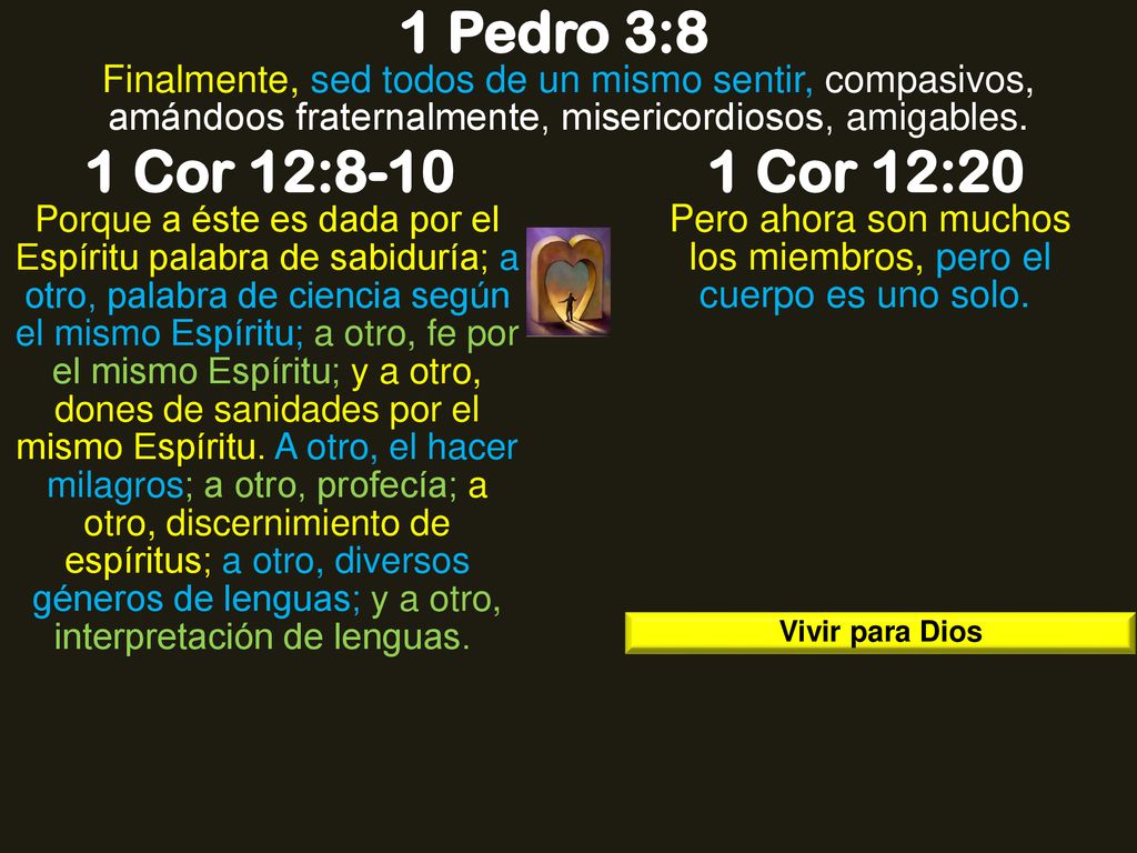 Pero ahora son muchos los miembros, pero el cuerpo es uno solo.