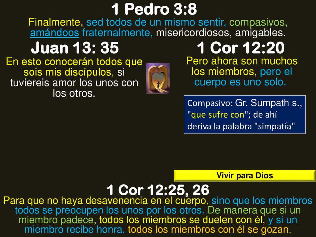 Pero ahora son muchos los miembros, pero el cuerpo es uno solo.