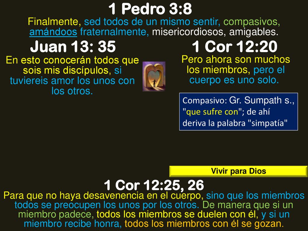Pero ahora son muchos los miembros, pero el cuerpo es uno solo.