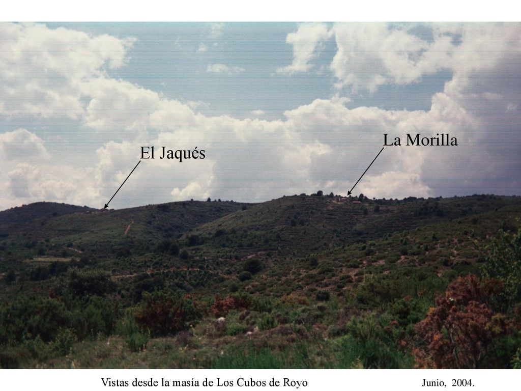 La Morilla El Jaqués Vistas desde la masía de Los Cubos de Royo