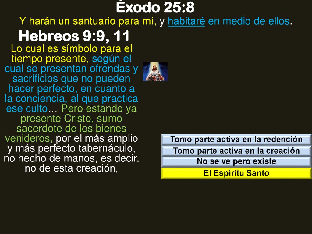 Tomo parte activa en la redención Tomo parte activa en la creación