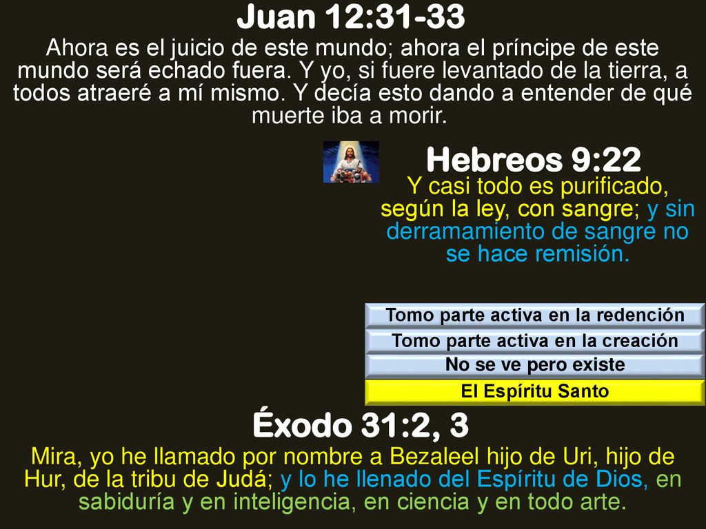 Tomo parte activa en la redención Tomo parte activa en la creación