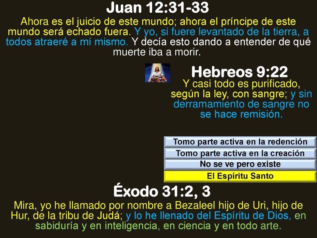 Tomo parte activa en la redención Tomo parte activa en la creación