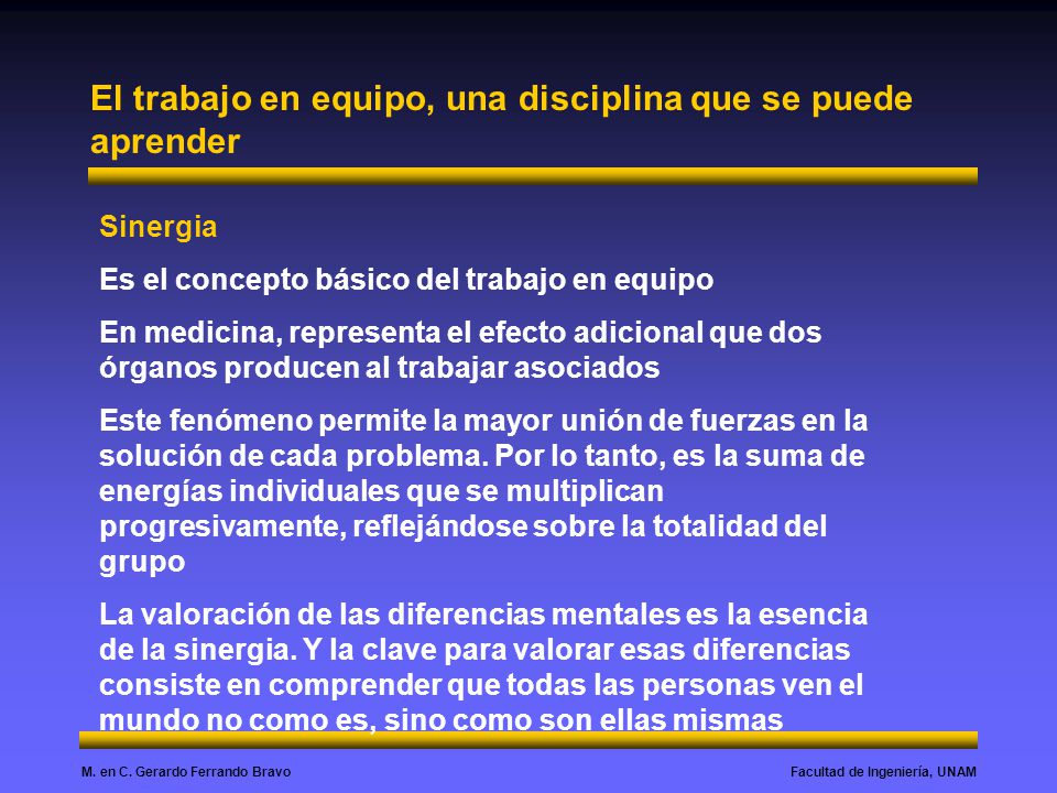 El trabajo en equipo, una disciplina que se puede aprender