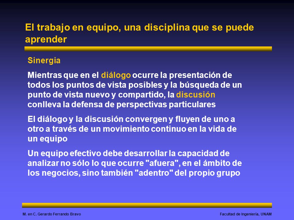 El trabajo en equipo, una disciplina que se puede aprender