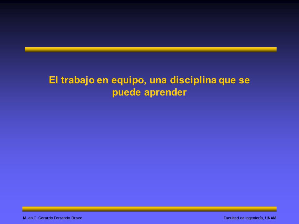 El trabajo en equipo, una disciplina que se puede aprender