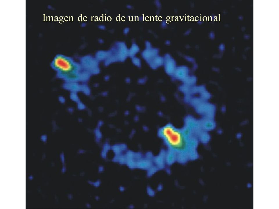 Imagen de radio de un lente gravitacional
