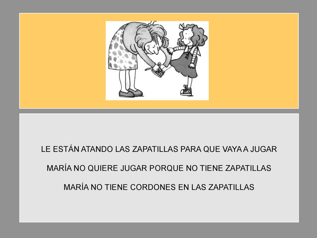 LE ESTÁN ATANDO LAS ZAPATILLAS PARA QUE VAYA A JUGAR
