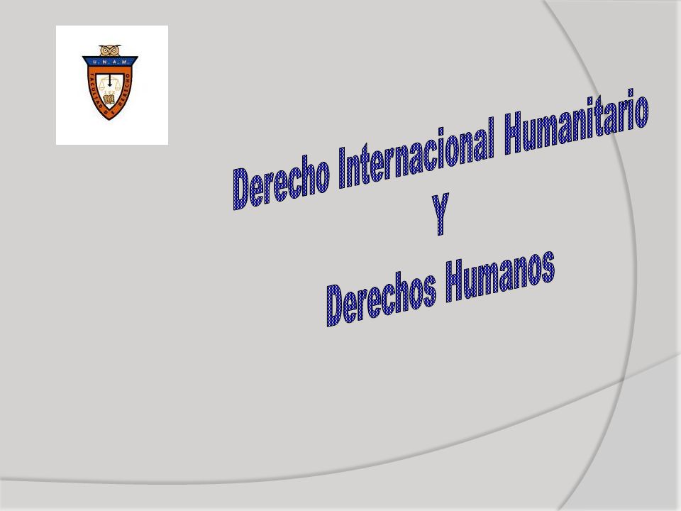 Derecho Internacional Humanitario