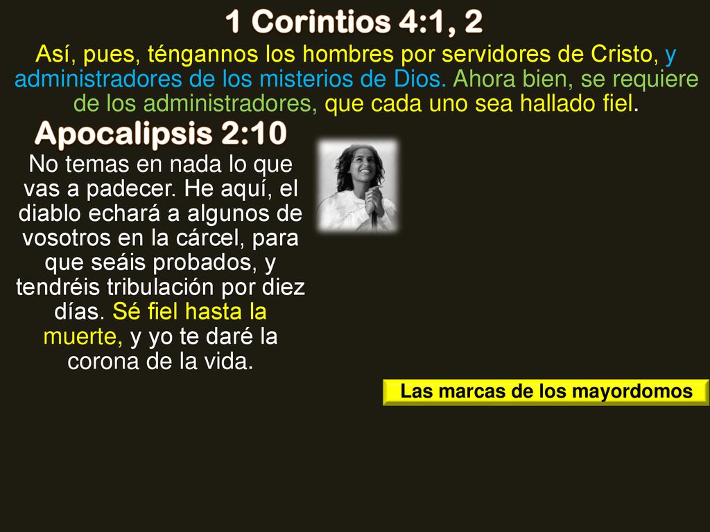 Las marcas de los mayordomos