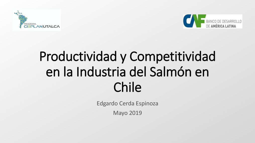 Productividad y Competitividad en la Industria del Salmón en Chile
