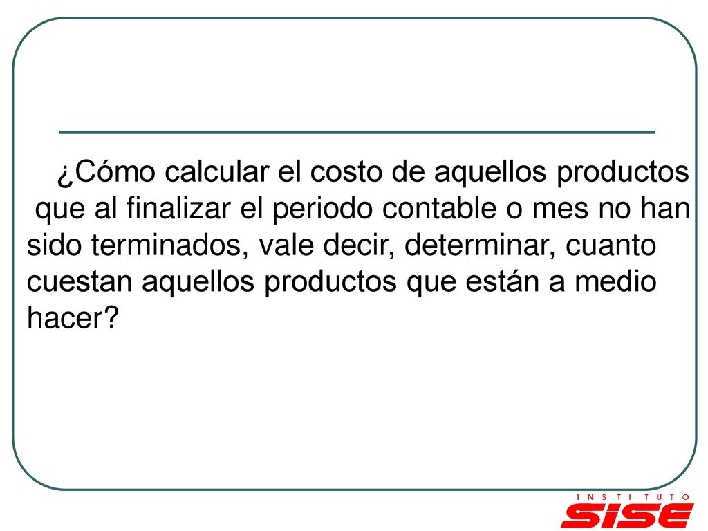 ¿Cómo calcular el costo de aquellos productos