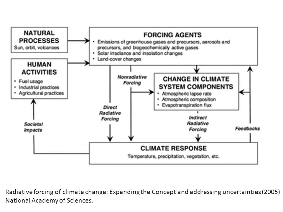 Radiative forcing of climate change: Expanding the Concept and addressing uncertainties (2005)