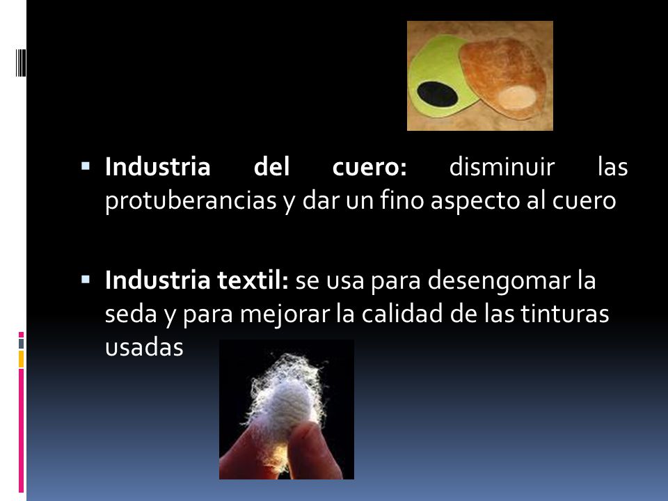 Industria del cuero: disminuir las protuberancias y dar un fino aspecto al cuero