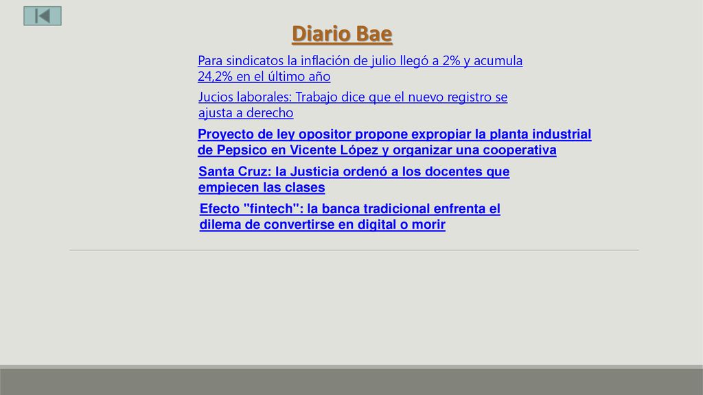Diario Bae Para sindicatos la inflación de julio llegó a 2% y acumula 24,2% en el último año.