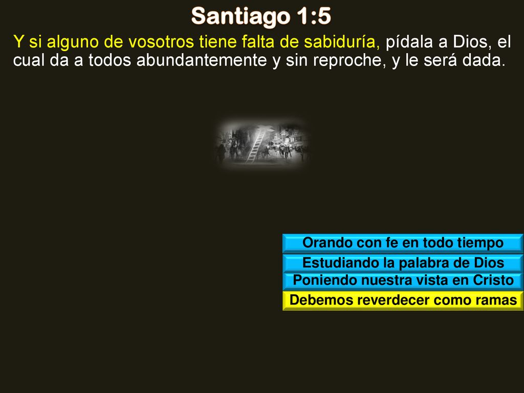 Santiago 1:5 Y si alguno de vosotros tiene falta de sabiduría, pídala a Dios, el cual da a todos abundantemente y sin reproche, y le será dada.