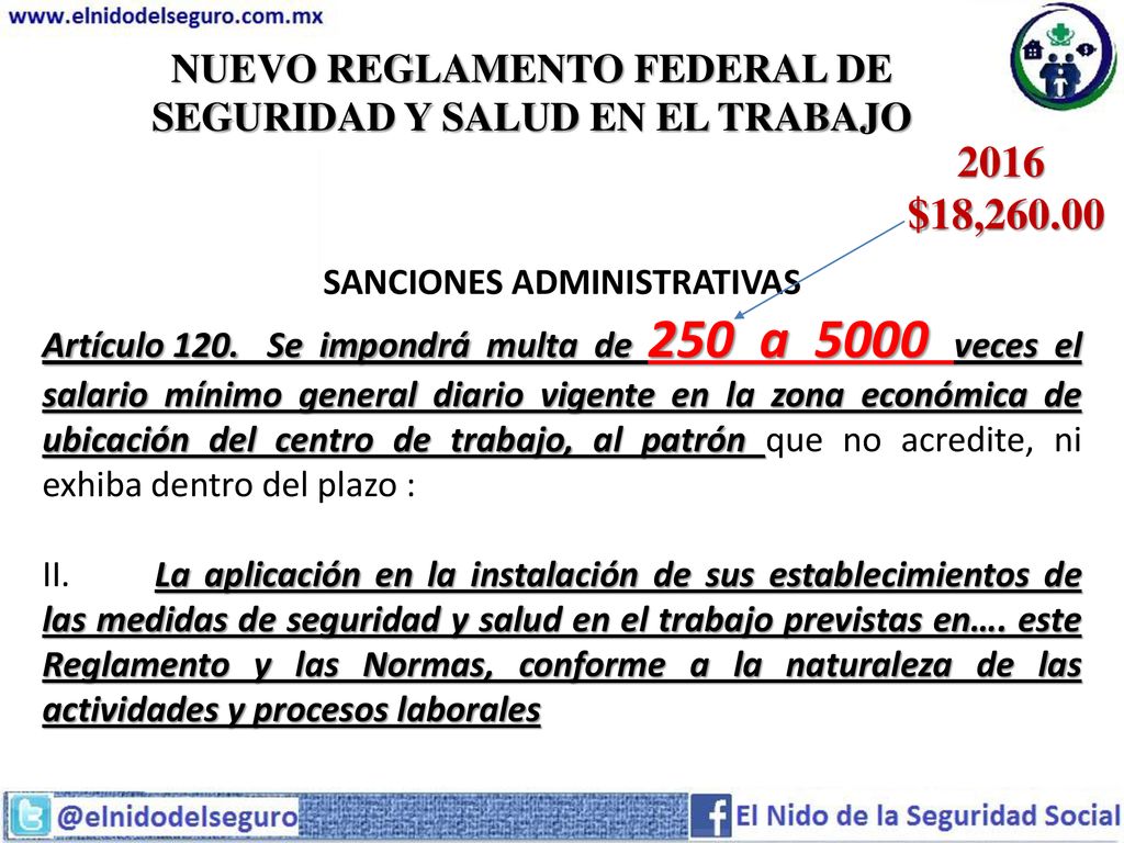 NUEVO REGLAMENTO FEDERAL DE SEGURIDAD Y SALUD EN EL TRABAJO
