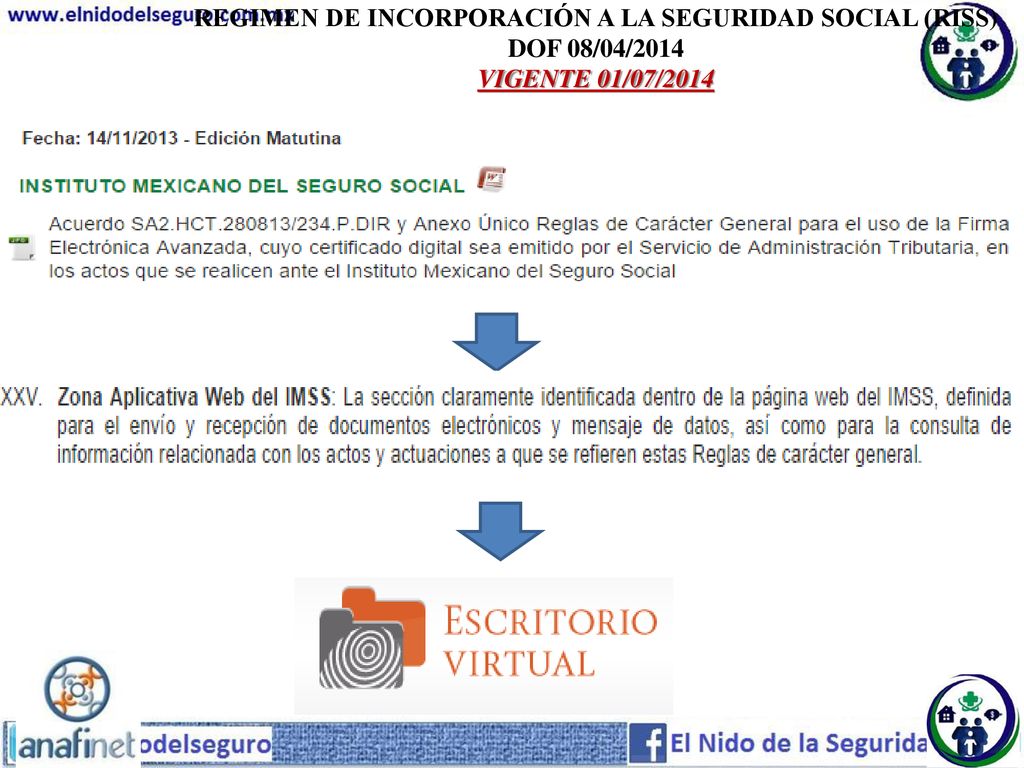 REGIMEN DE INCORPORACIÓN A LA SEGURIDAD SOCIAL (RISS)
