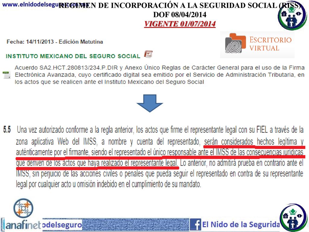 REGIMEN DE INCORPORACIÓN A LA SEGURIDAD SOCIAL (RISS)