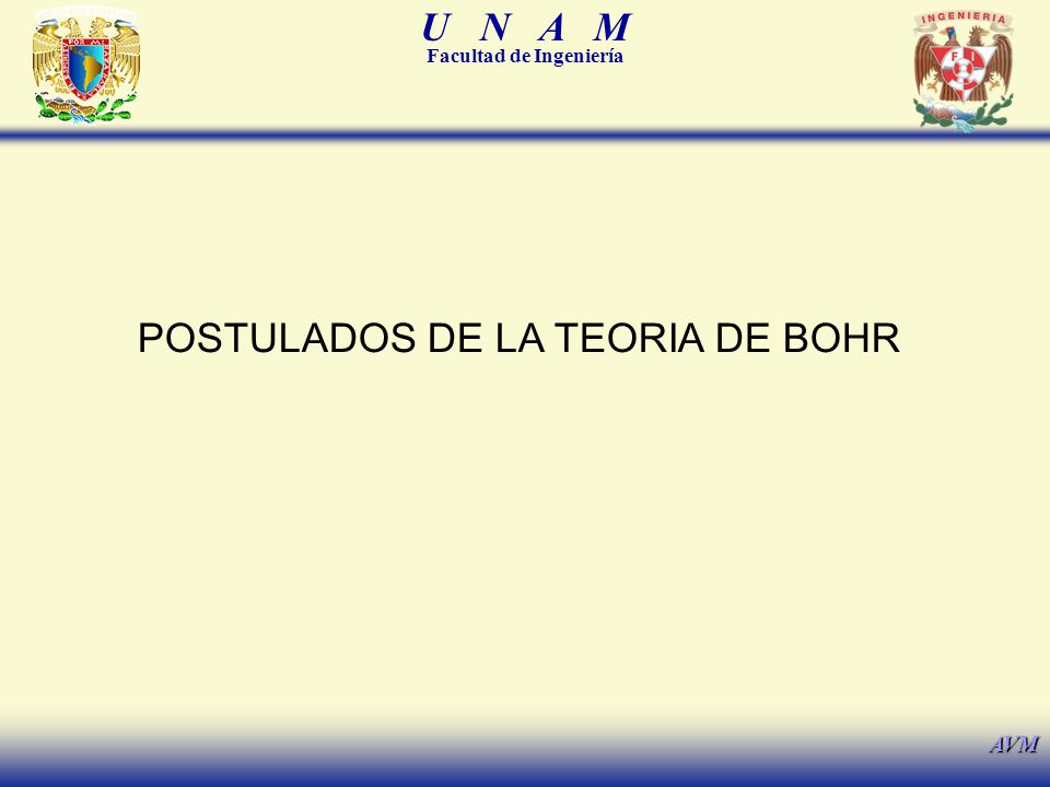 POSTULADOS DE LA TEORIA DE BOHR