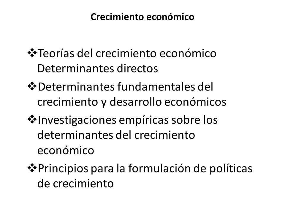 Crecimiento económico