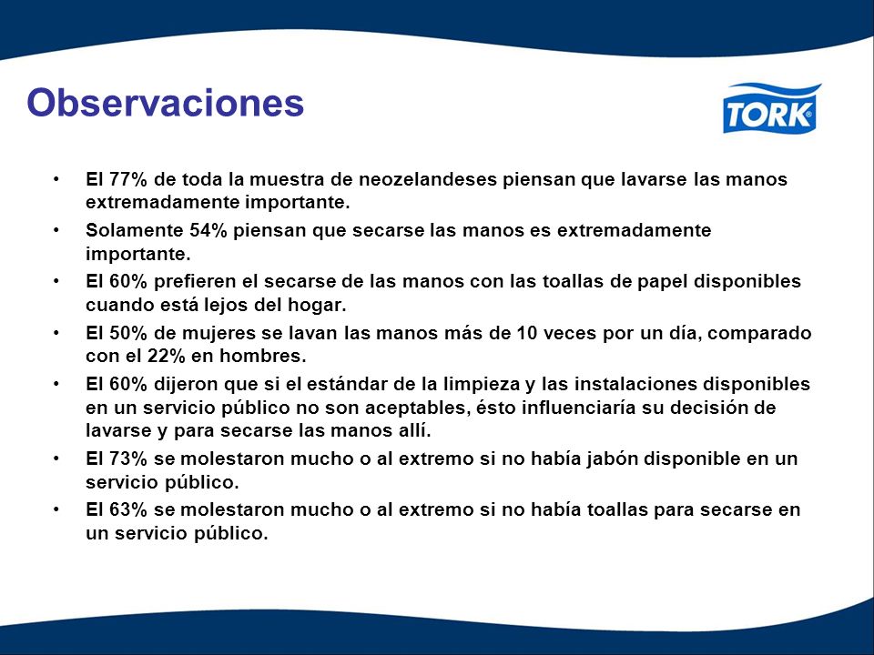Observaciones El 77% de toda la muestra de neozelandeses piensan que lavarse las manos extremadamente importante.