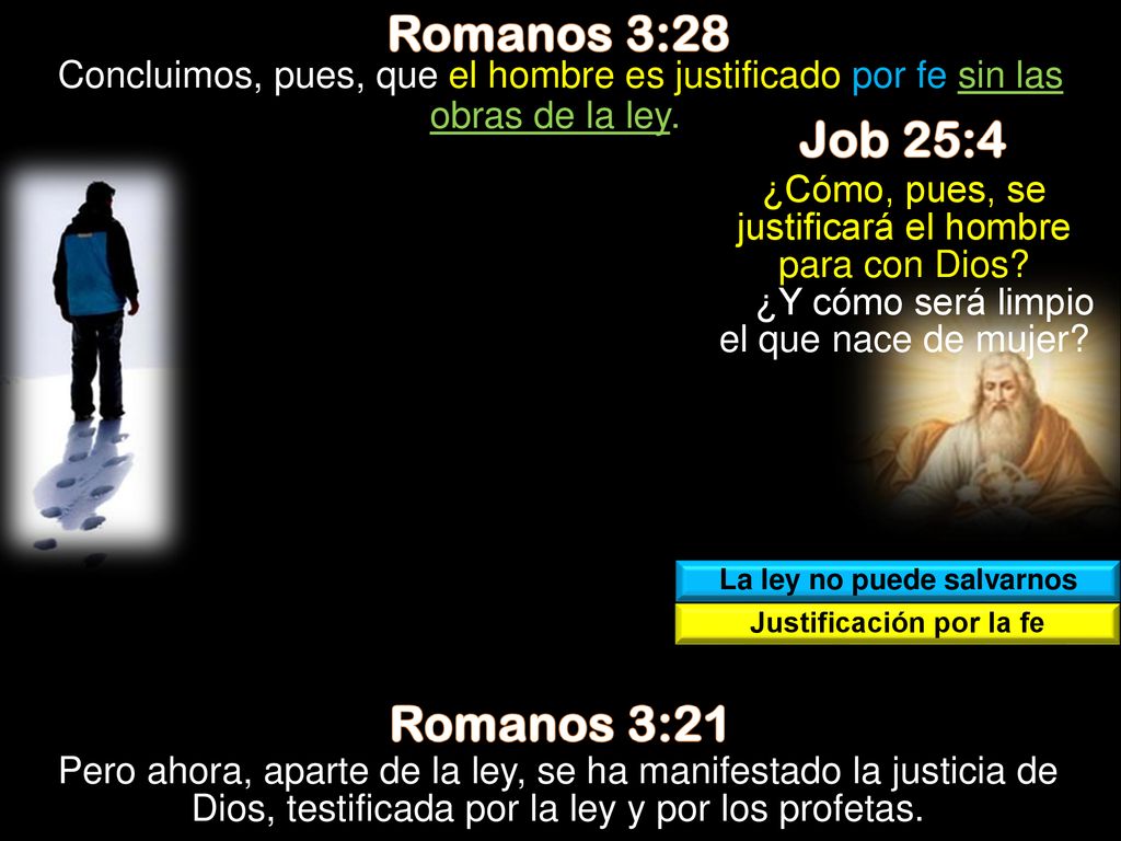 La ley no puede salvarnos Justificación por la fe