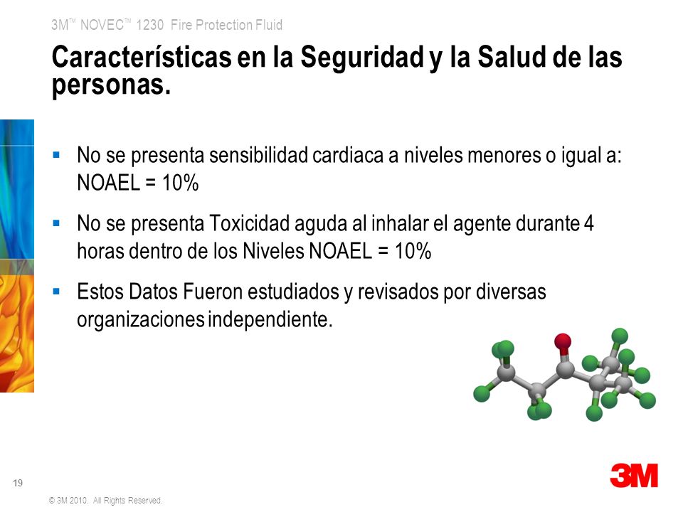 Características en la Seguridad y la Salud de las personas.