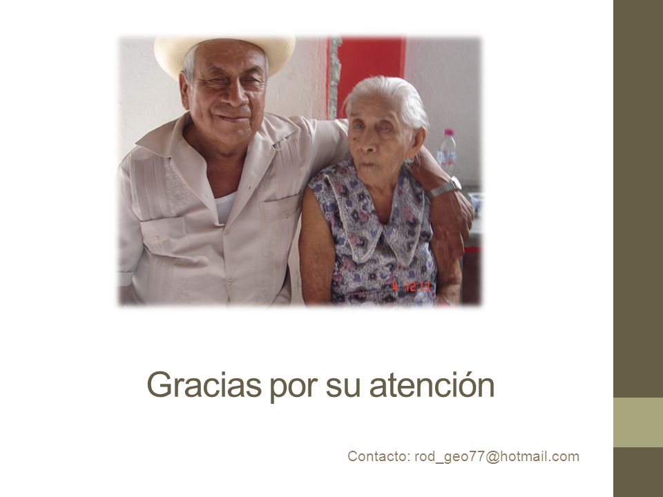 Gracias por su atención