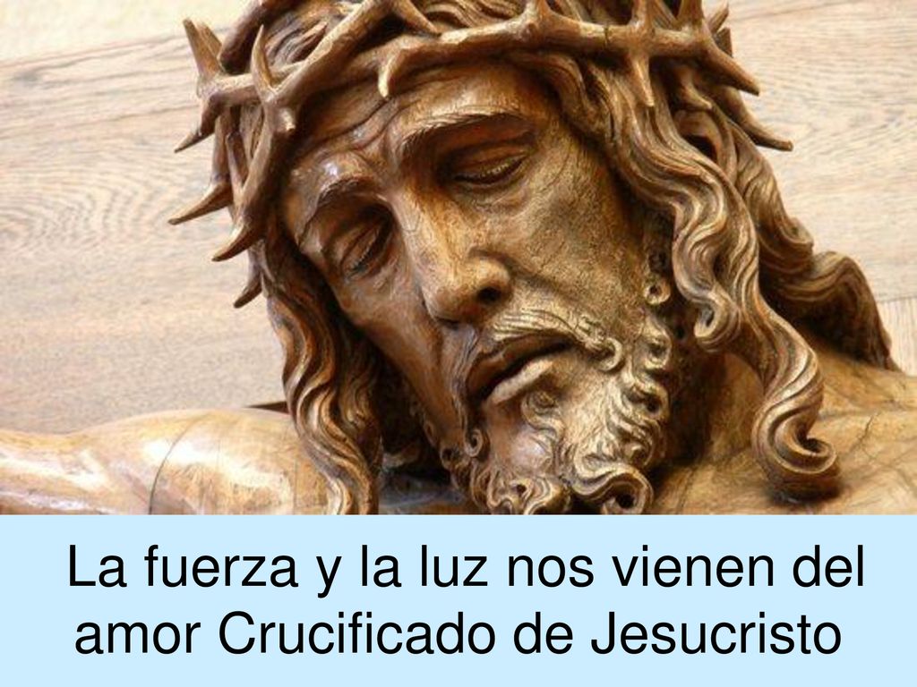 La fuerza y la luz nos vienen del amor Crucificado de Jesucristo