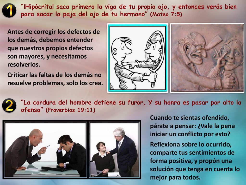Criticar las faltas de los demás no resuelve problemas, solo los crea.