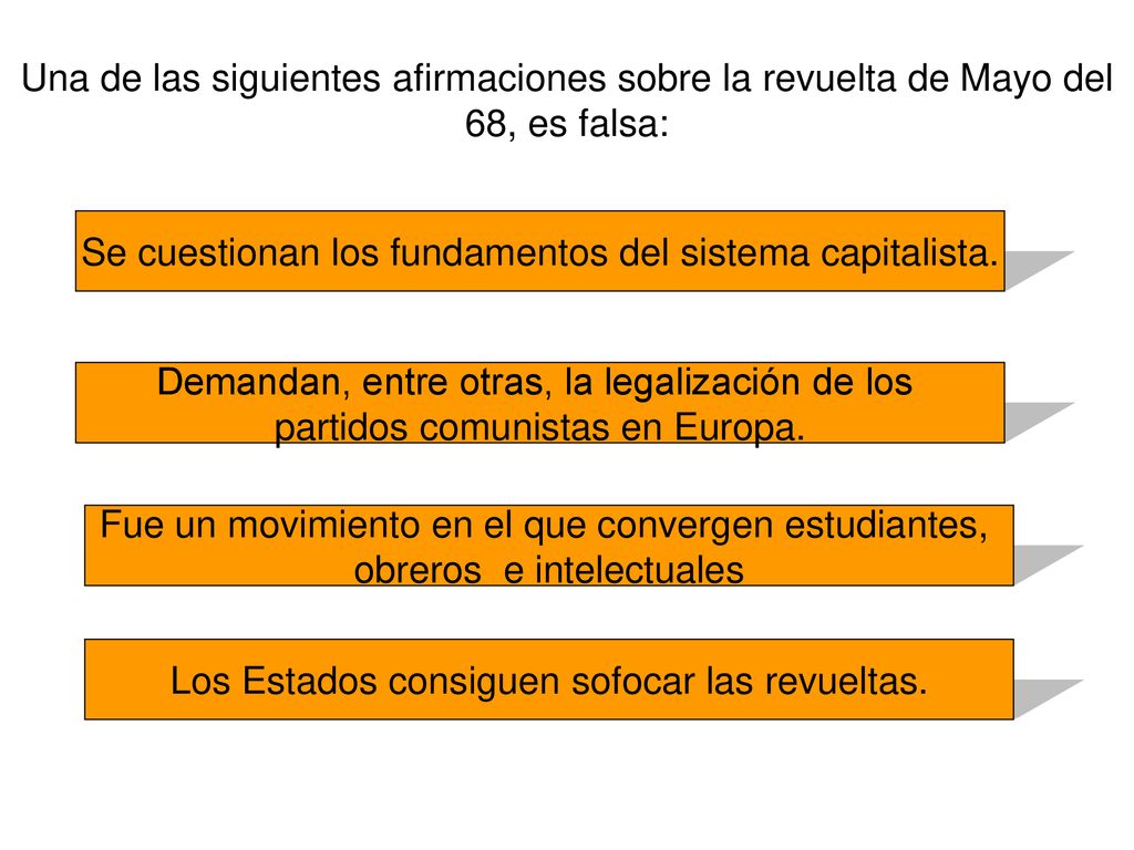 Se cuestionan los fundamentos del sistema capitalista.