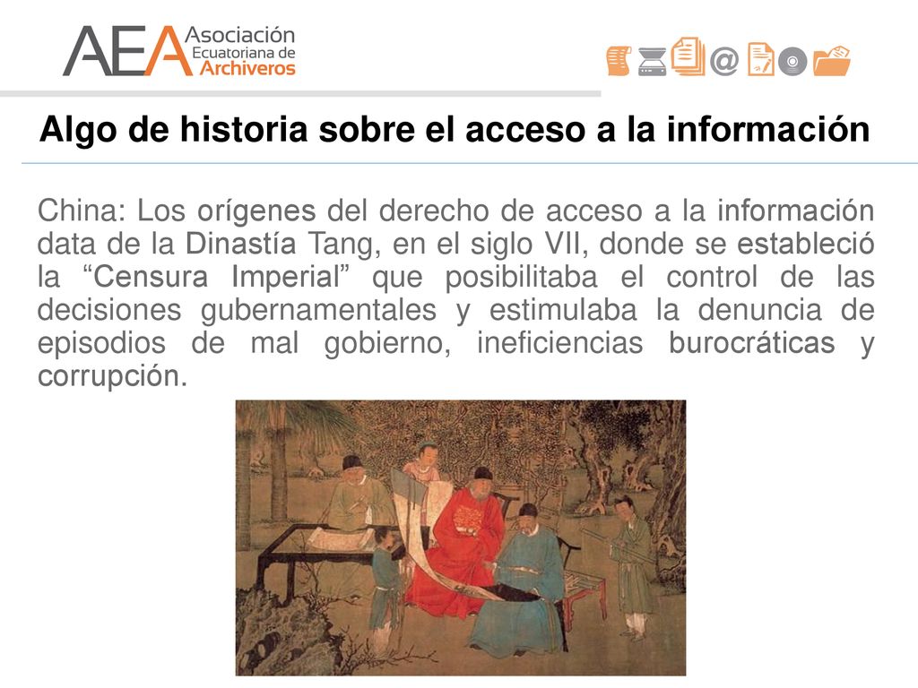 Algo de historia sobre el acceso a la información