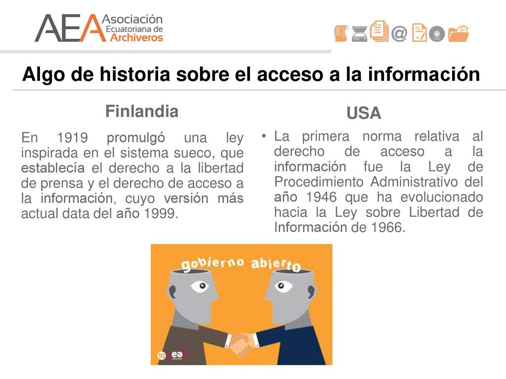 Algo de historia sobre el acceso a la información