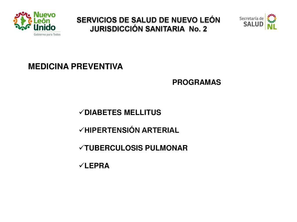 SERVICIOS DE SALUD DE NUEVO LEÓN JURISDICCIÓN SANITARIA No. 2