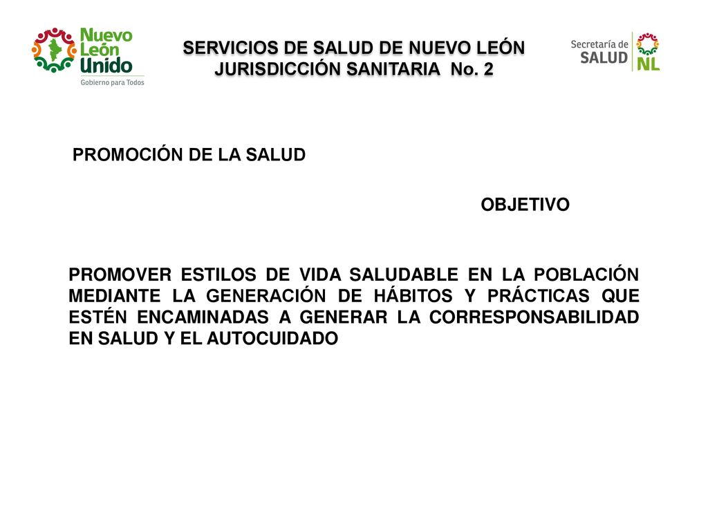 SERVICIOS DE SALUD DE NUEVO LEÓN JURISDICCIÓN SANITARIA No. 2