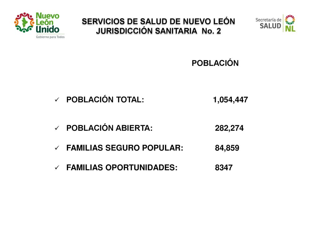 SERVICIOS DE SALUD DE NUEVO LEÓN JURISDICCIÓN SANITARIA No. 2