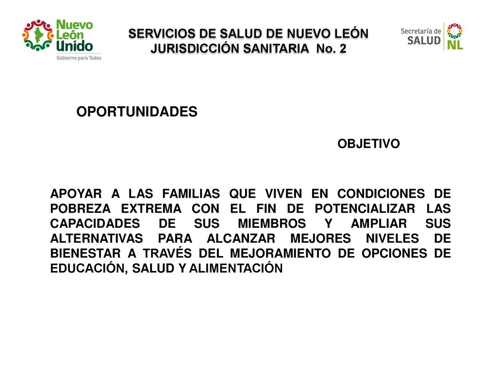SERVICIOS DE SALUD DE NUEVO LEÓN JURISDICCIÓN SANITARIA No. 2