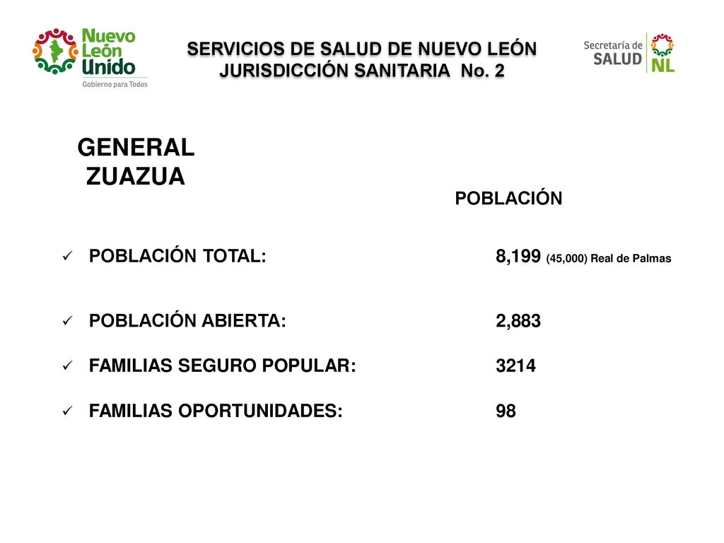 SERVICIOS DE SALUD DE NUEVO LEÓN JURISDICCIÓN SANITARIA No. 2