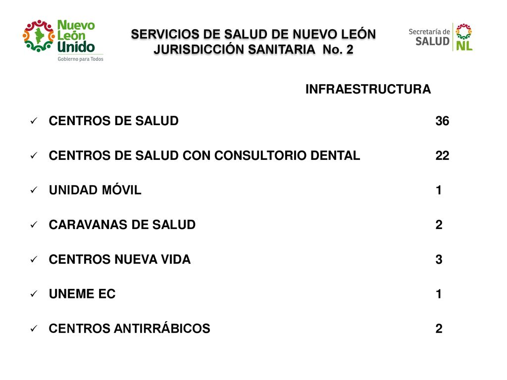 SERVICIOS DE SALUD DE NUEVO LEÓN JURISDICCIÓN SANITARIA No. 2