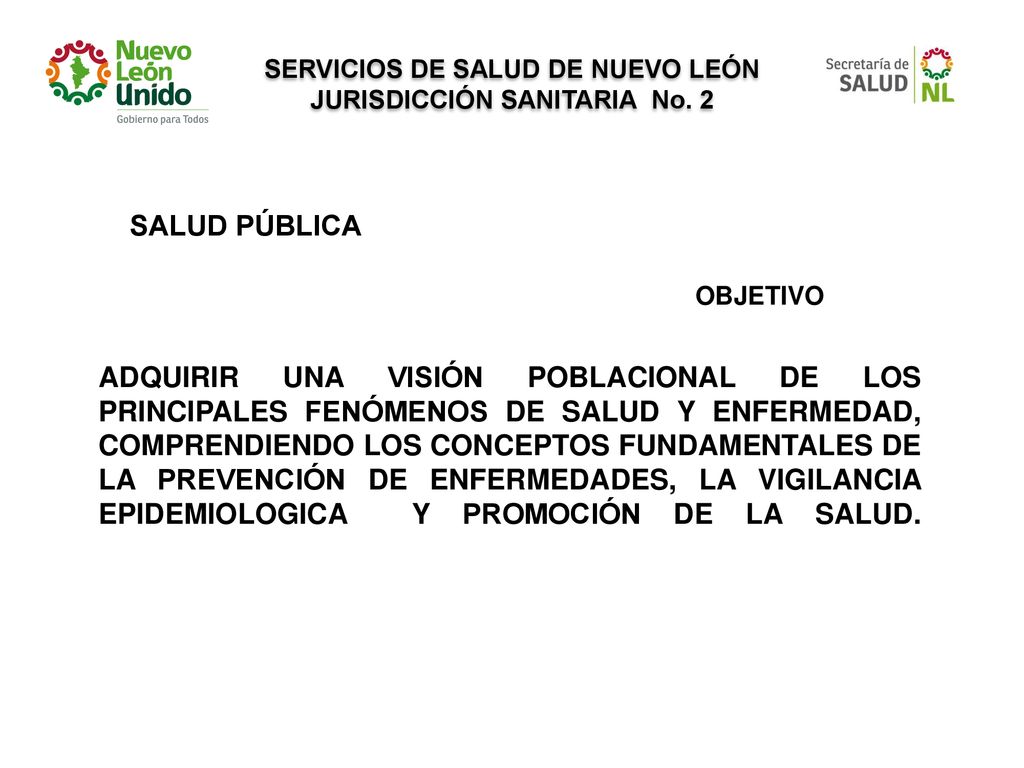SERVICIOS DE SALUD DE NUEVO LEÓN JURISDICCIÓN SANITARIA No. 2