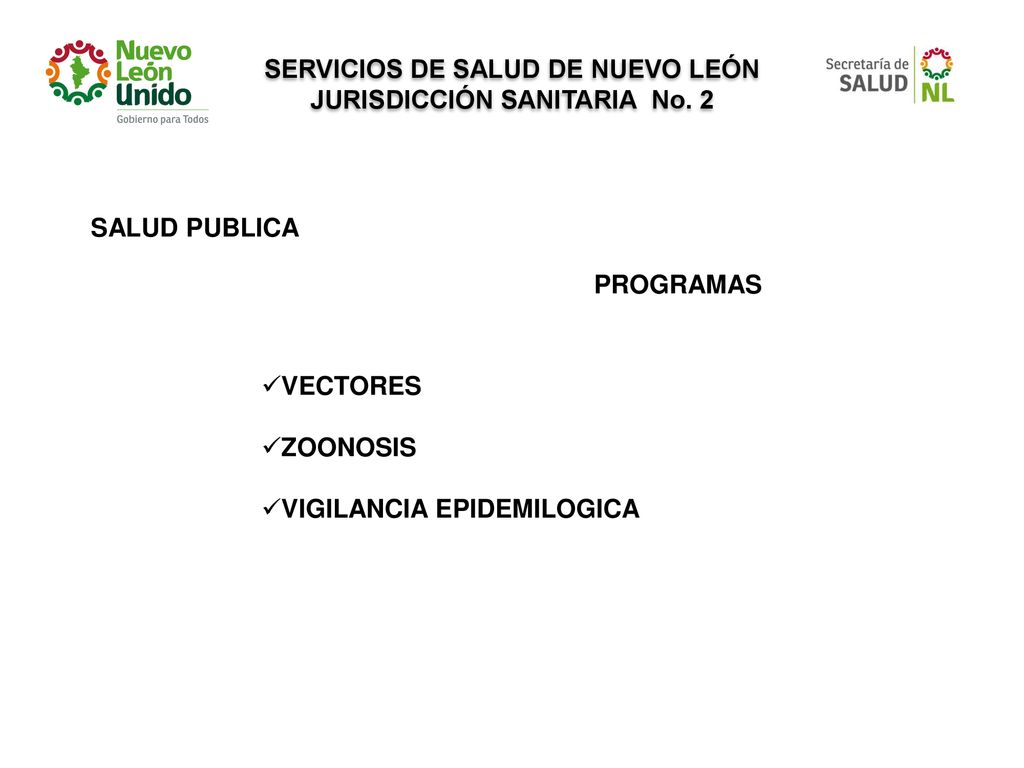 SERVICIOS DE SALUD DE NUEVO LEÓN JURISDICCIÓN SANITARIA No. 2