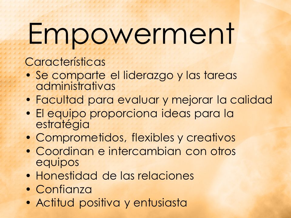 Empowerment Características