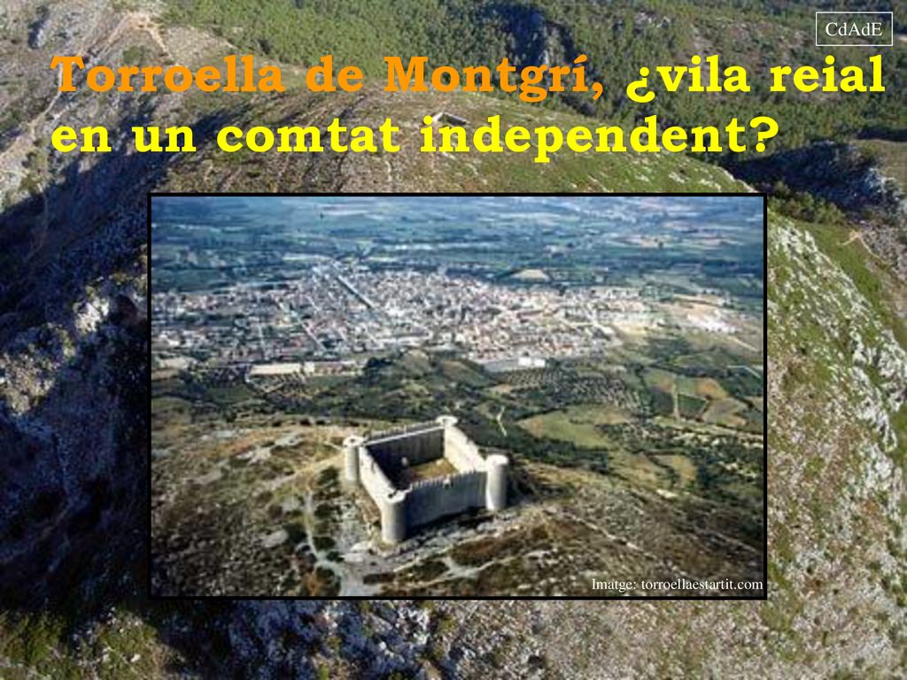 Torroella de Montgrí, ¿vila reial en un comtat independent