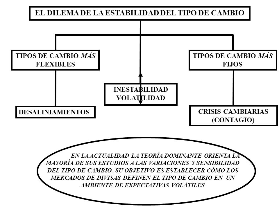 EL DILEMA DE LA ESTABILIDAD DEL TIPO DE CAMBIO