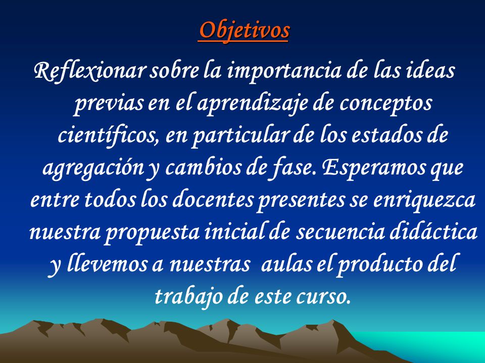 Objetivos