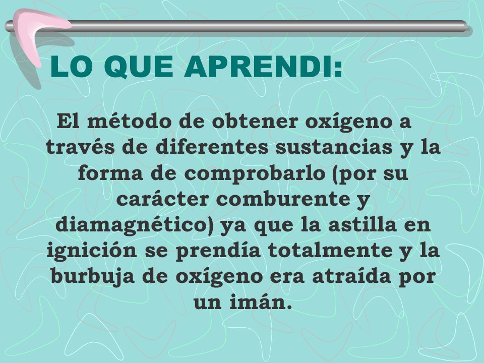 LO QUE APRENDI: