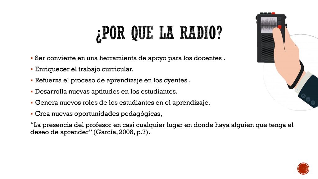 ¿Por que la radio Ser convierte en una herramienta de apoyo para los docentes . Enriquecer el trabajo curricular.