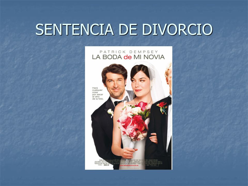 SENTENCIA DE DIVORCIO